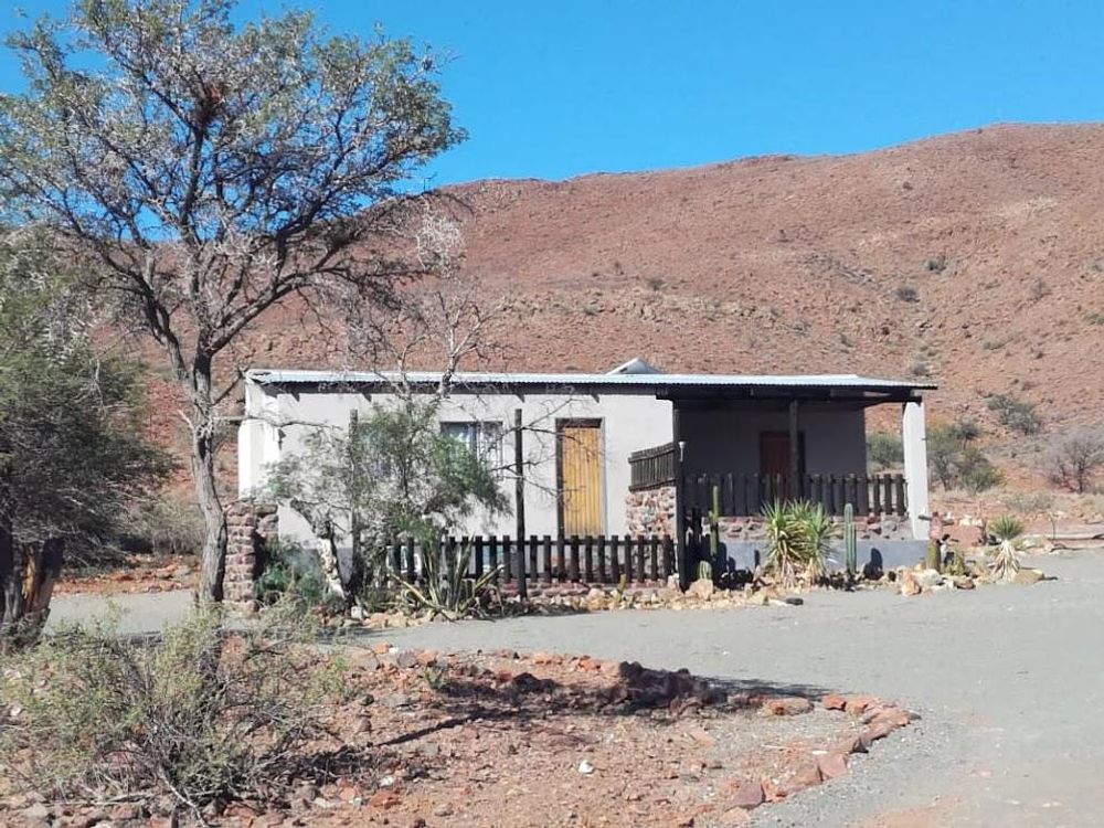 One of the chalets as seen from the front