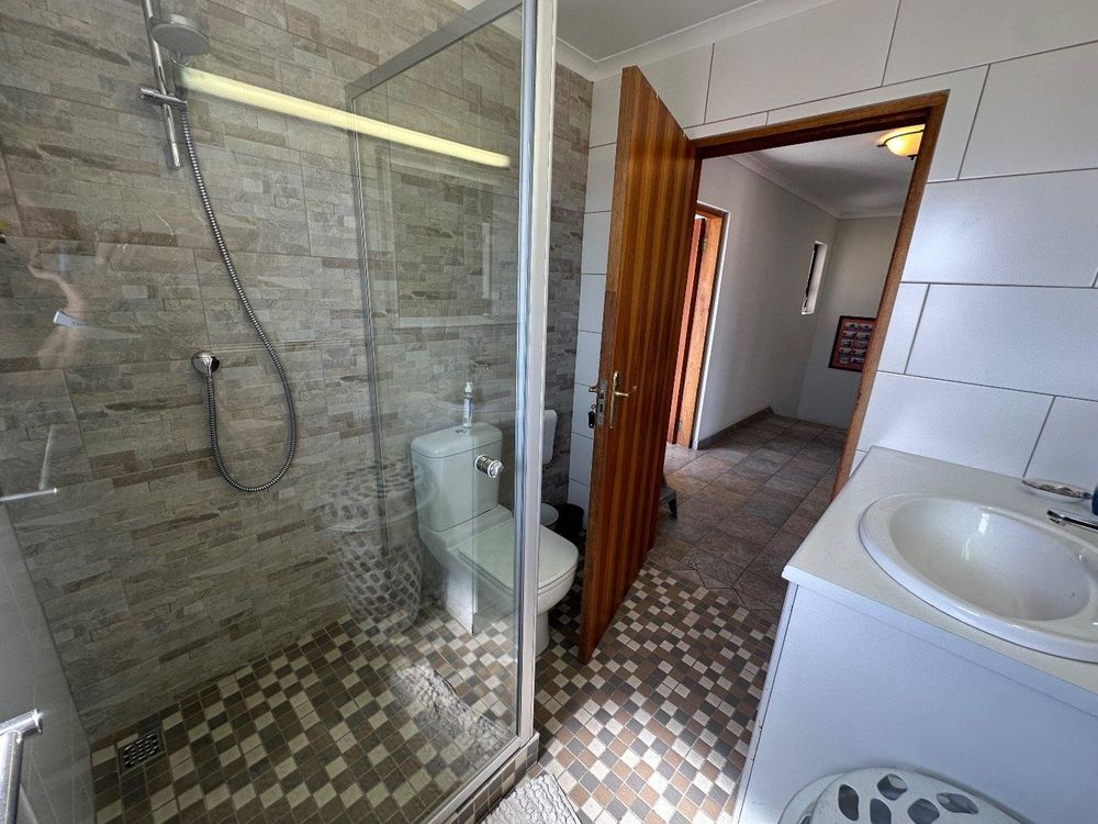Shared bathroom with shower