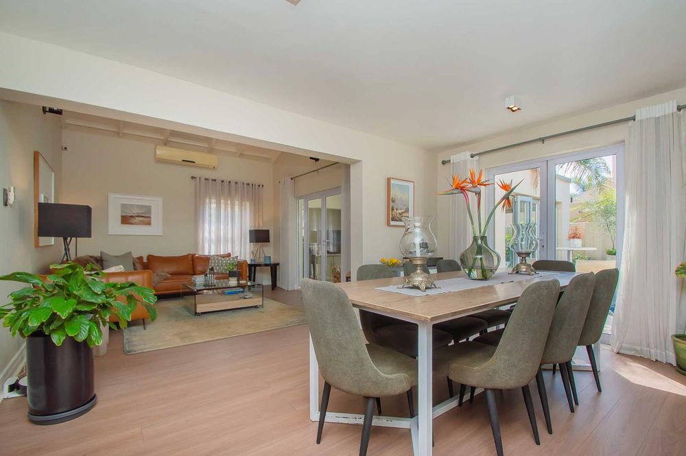 Open plan reception
