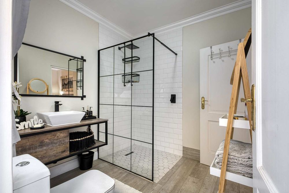 Renovated staff bathroom