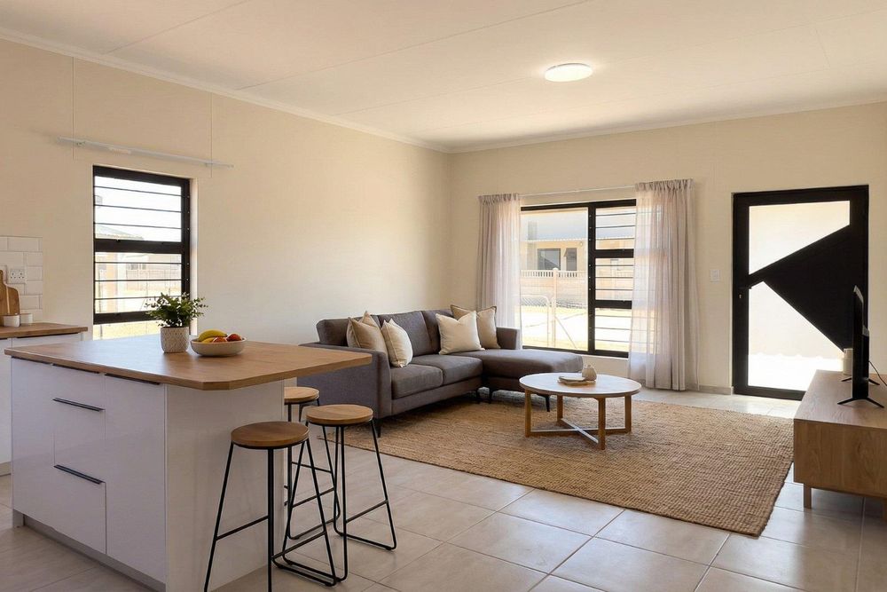 Spacious and modern open-living.