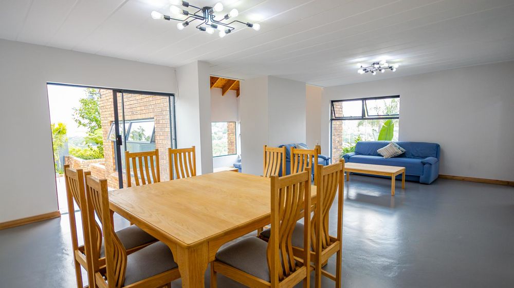 Family room and dining area