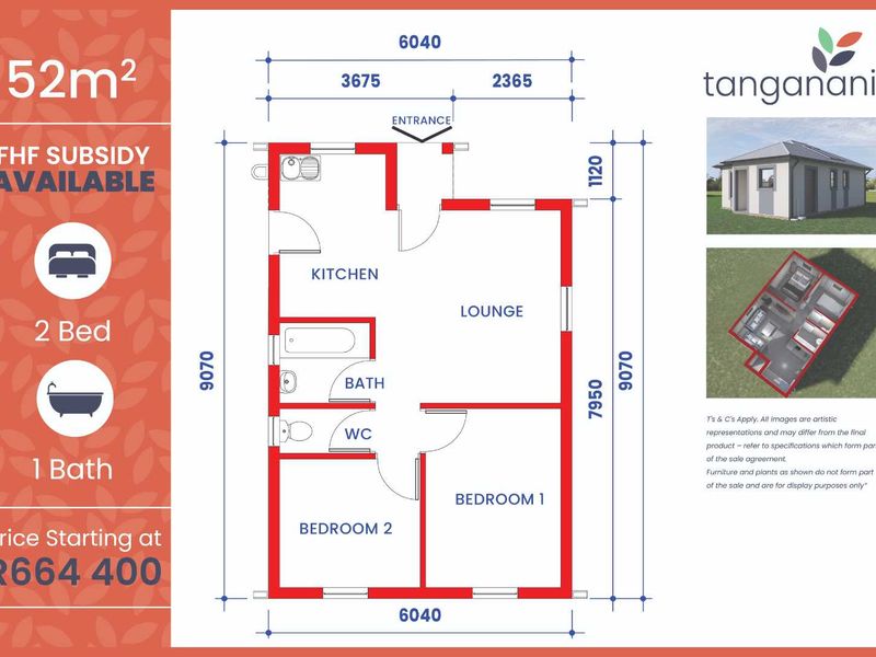 Tanganani Brand New - R 664 400, 2 beds, 1 bath ! - Photo 2
