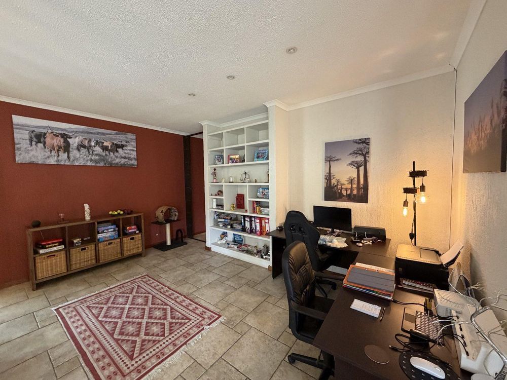 Office and living room