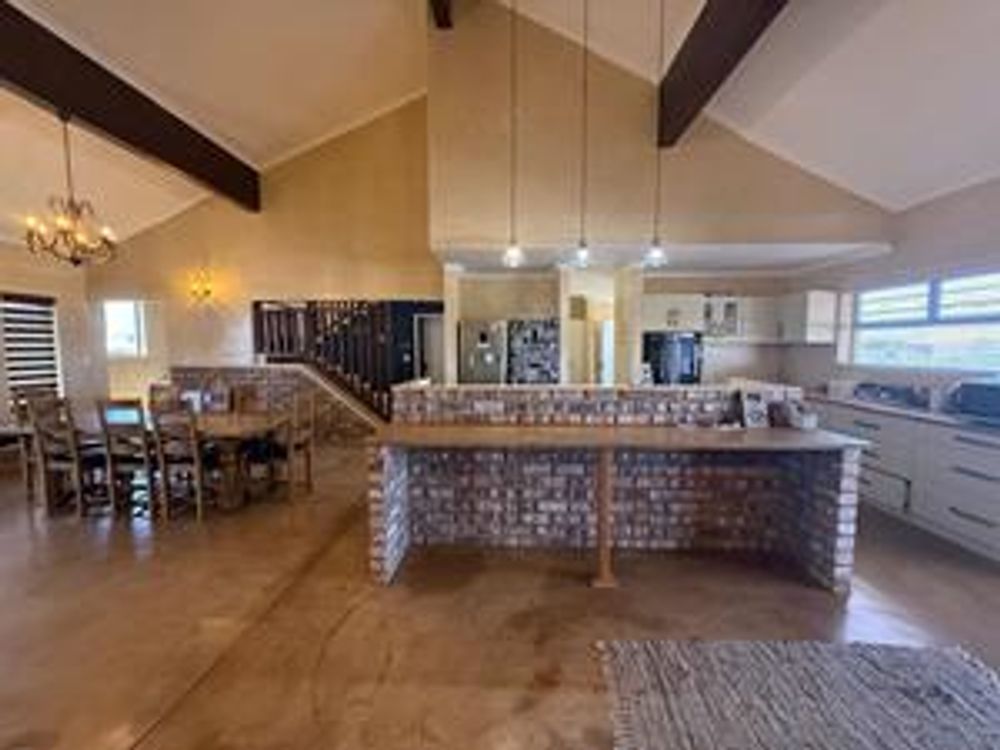 open plan dining area