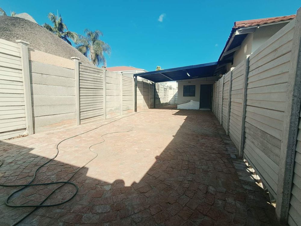 Paved yard