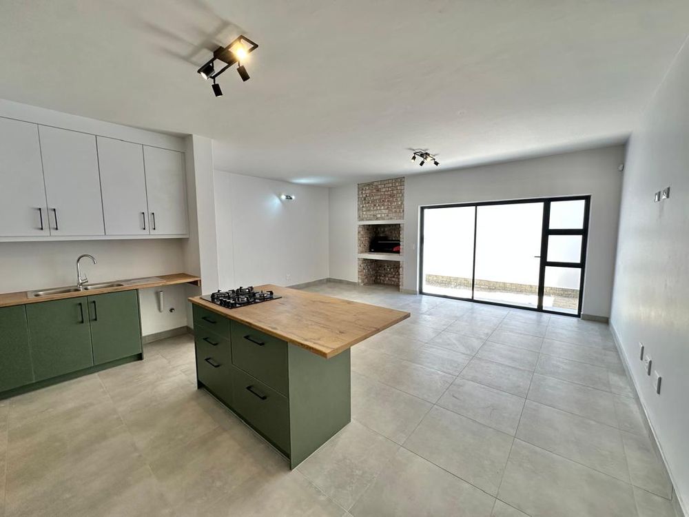 Open-plan kitchen area