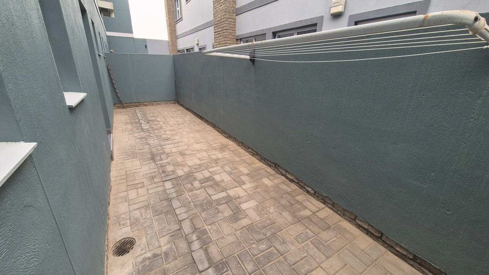 Courtyard space with washing line