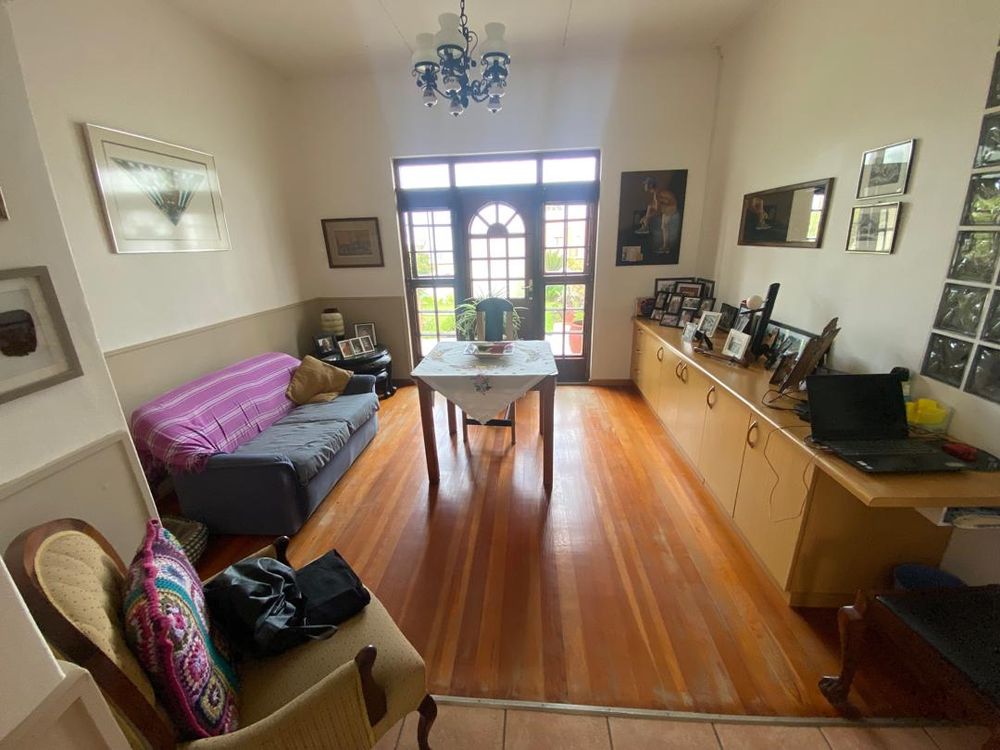Front entrance. Currently being used as a second living room