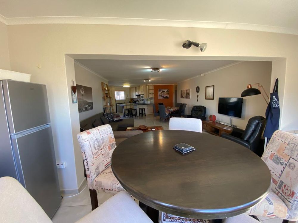 Open-plan kitchen, lounge,and dining area