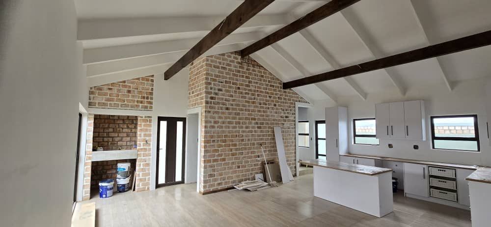 Kitchen, lounge and dining room