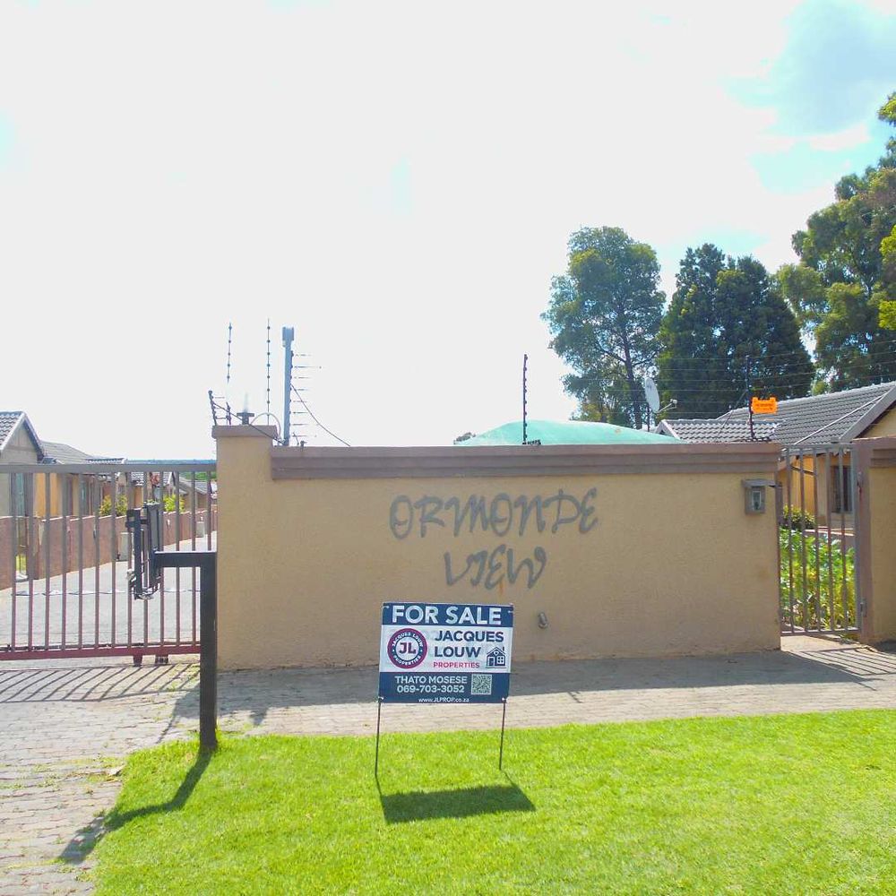 secured entrance to complex