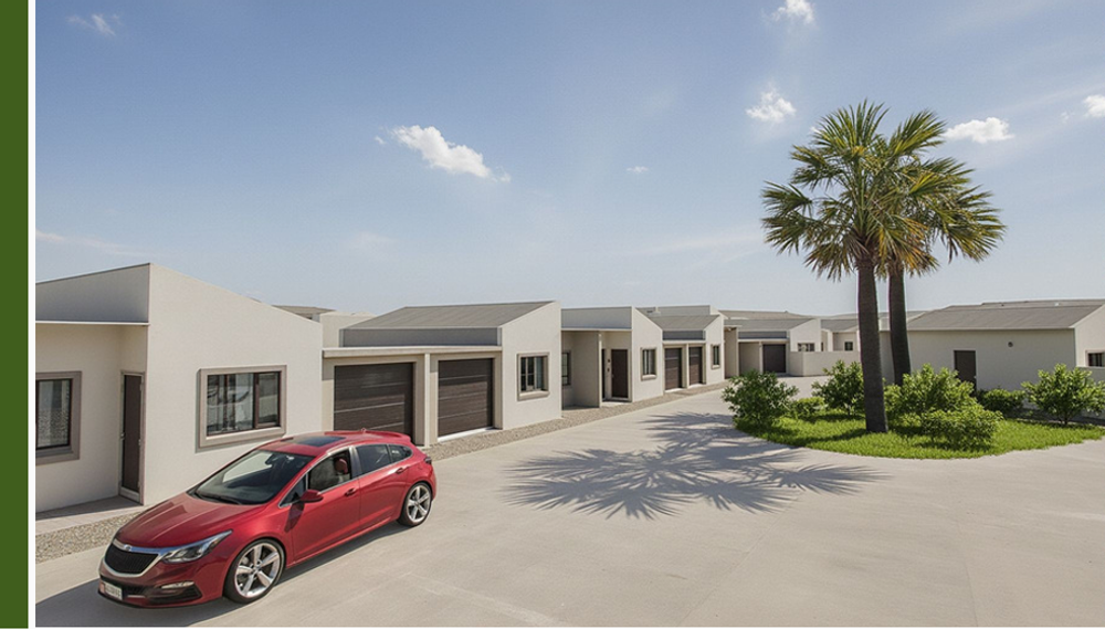 Front view of Development