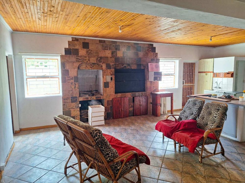 Extra big braai room or living room of 1 flat