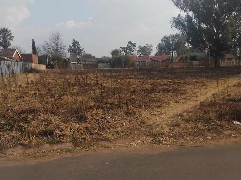 A vacant residential plot of land featuring natural vegetation and boundary fencing, offering a blank canvas for future development.