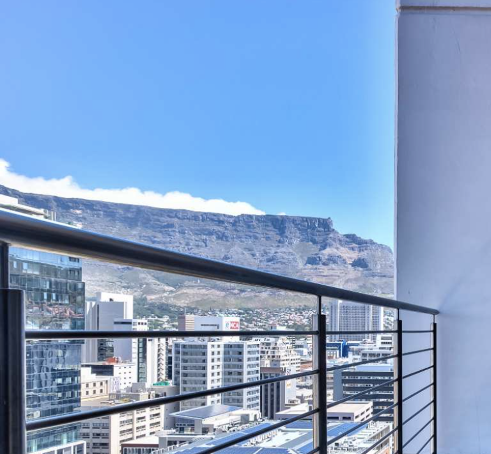 Table Mountain views from the balcony 