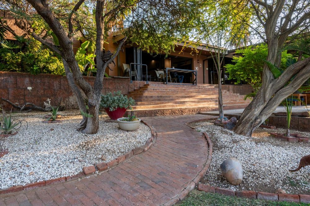 Walk ways through the garden