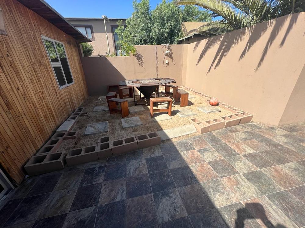 Outdoor BBQ area