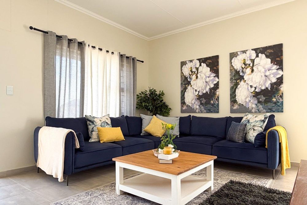 Spacious and inviting living room.