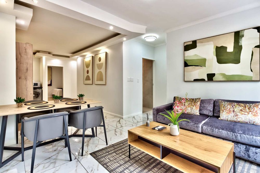 Open plan living space 