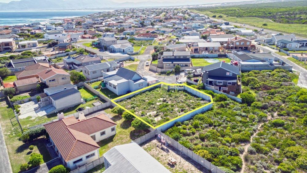 Our Plot - in slightly different direction. Ocean at the back.