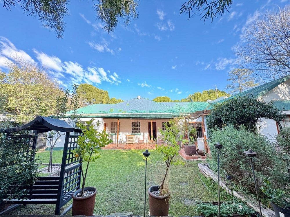 Back view of the house.