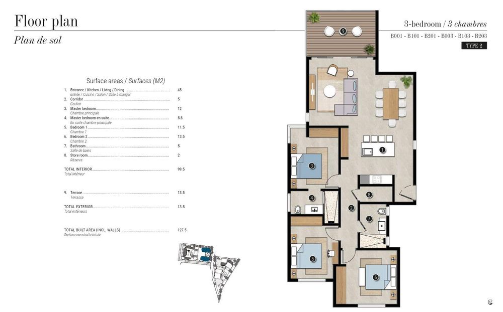 3 Bedroom - Type 2