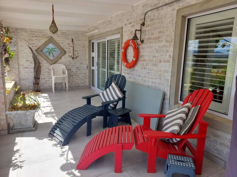 Verandah area outside main bedroom and lounge