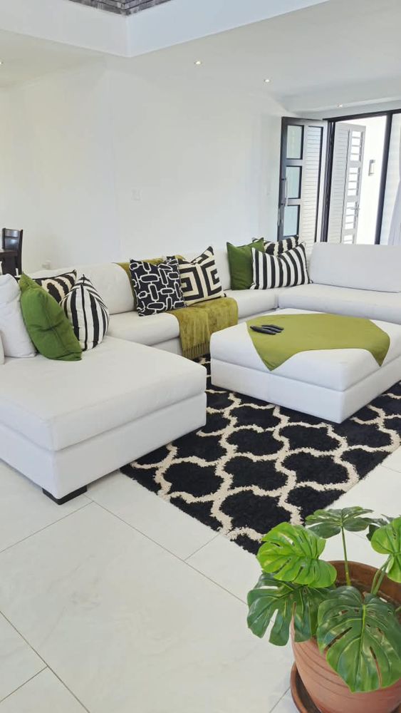 Open plan living area
