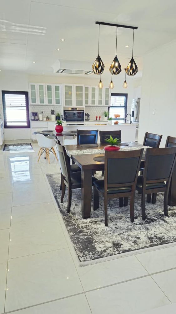Open plan dining area