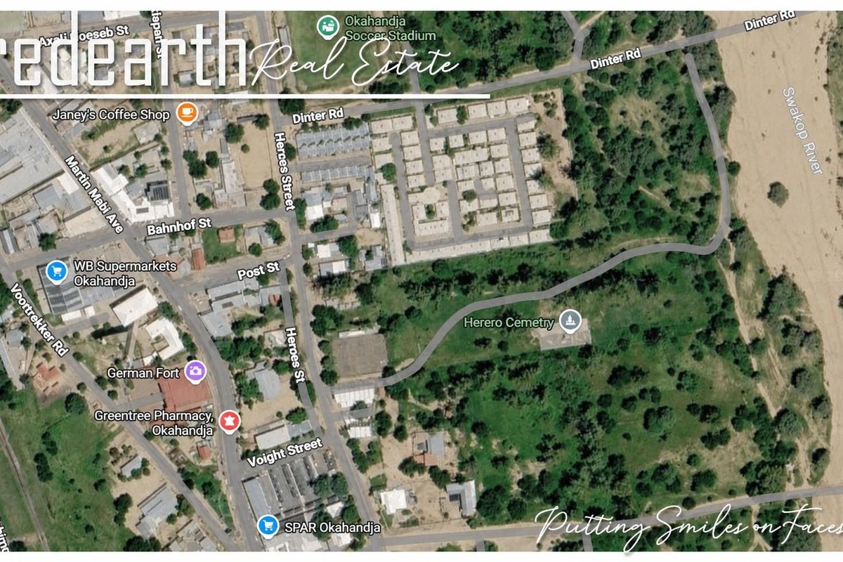An aerial map view showing the location of the property within the surrounding neighbourhood and local landmarks.