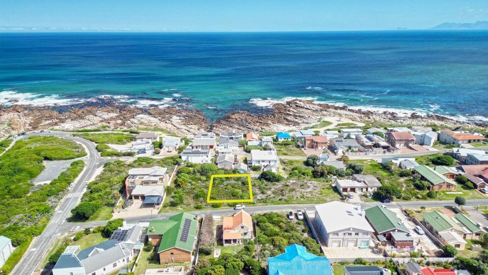 Location of our Plot. Ocean in front of us, and Stanfords Cove "Beach" to our left.