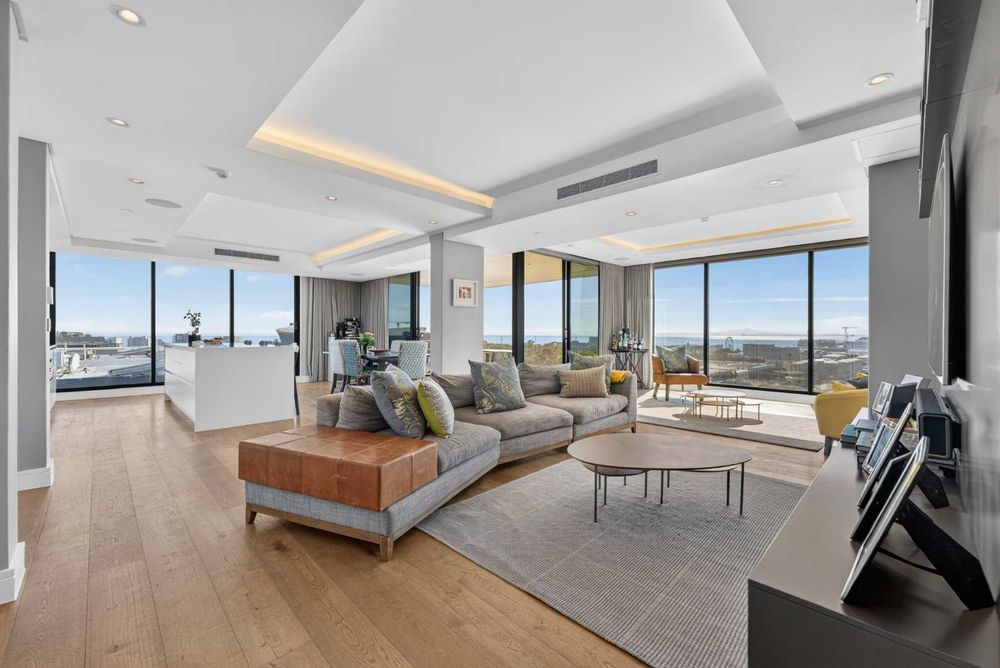Open-plan living area