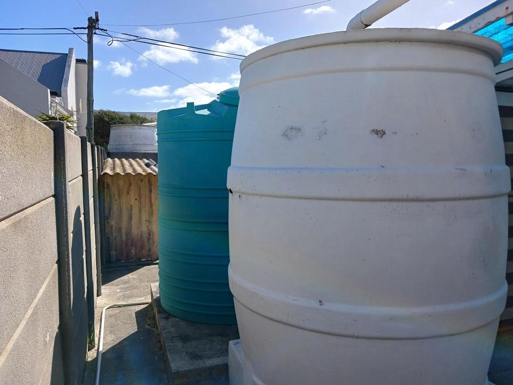 A closer look at the 2 Water Tanks.