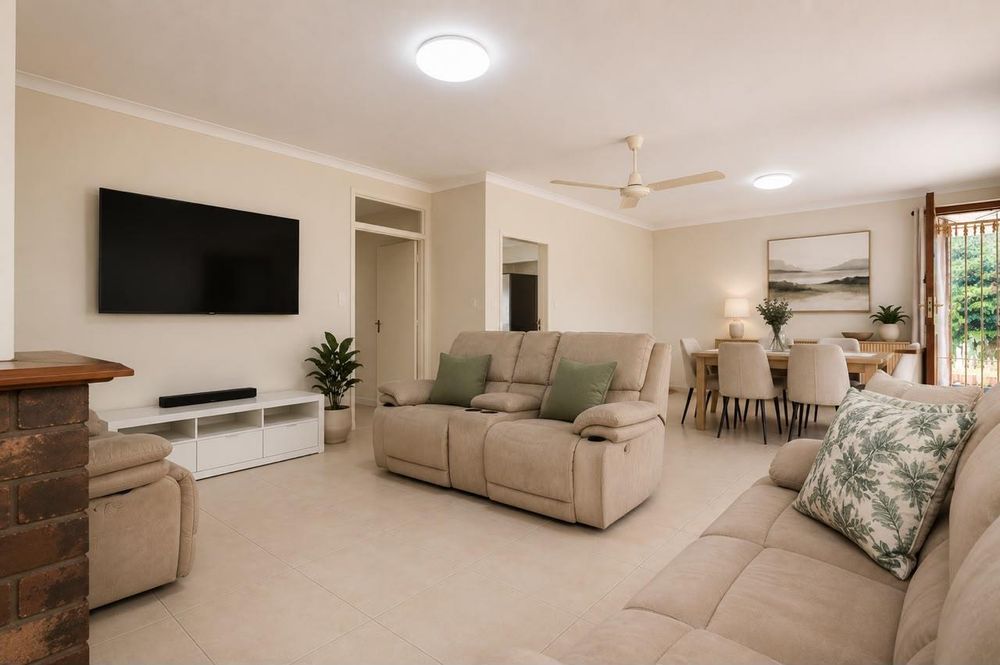 Virtual renovation concept – illustrating the home's potential.