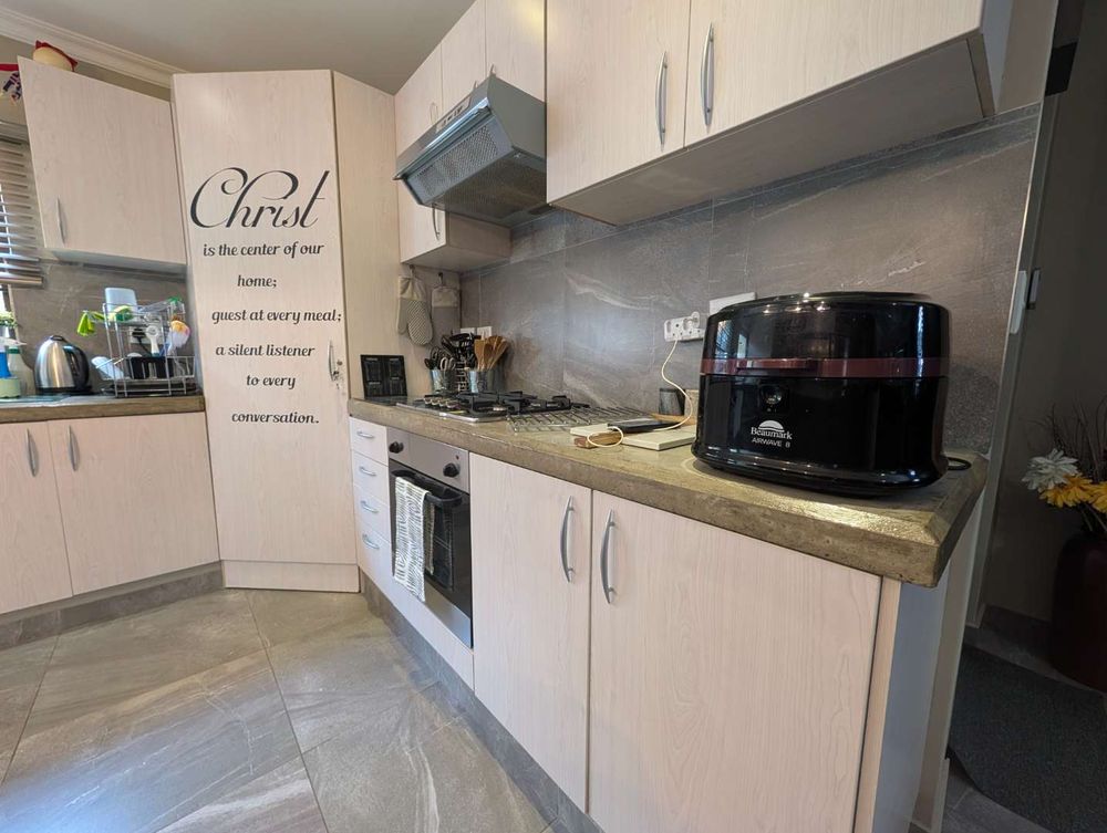 Part of the open-plan kitchen 