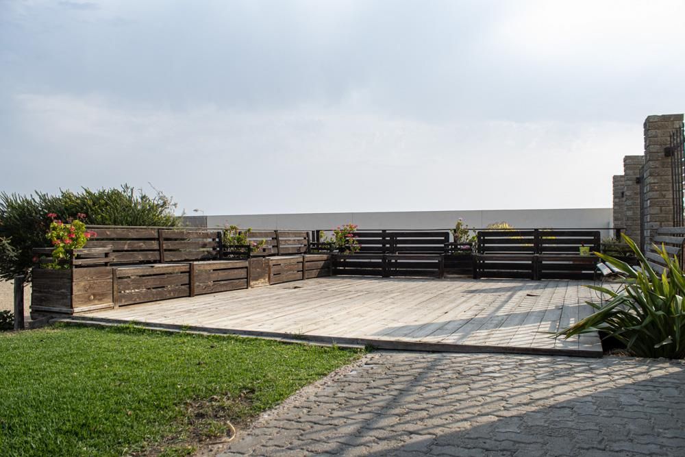 Veranda next to the guest rooms