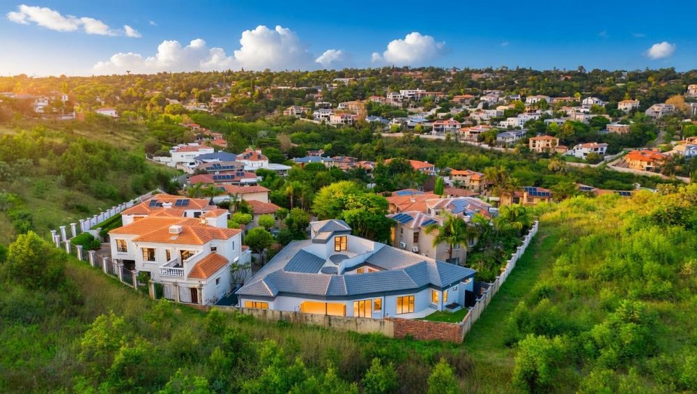 Situated on a green belt in a cul-de-sac in sought after estate