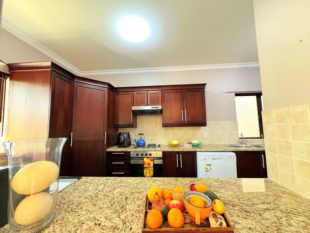 Open kitchen.