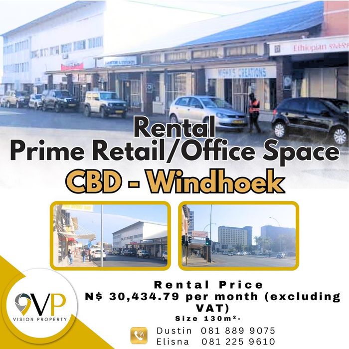 Property #2515064, Business Rental Monthly in Windhoek Central