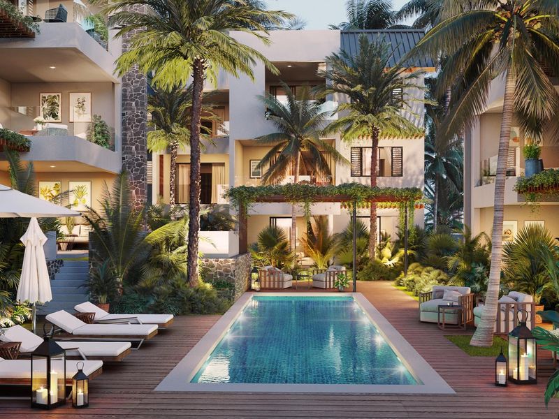 2BEACH RESIDENCES — DESTINATION MAURITIUS  ONLY 1 UNIT LEFT — 2 BED / 2 BATH, 110.8 m2 — USD 417,000. SOLD OUT. - Photo 2