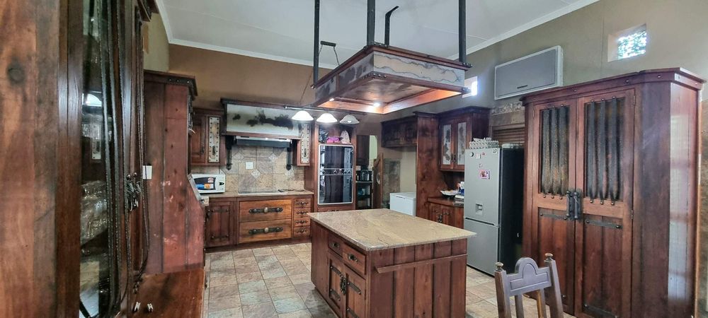 Solid wooden cupboards
