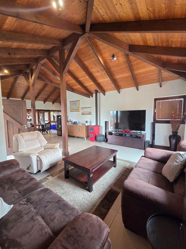 Lounge with indoor fire place