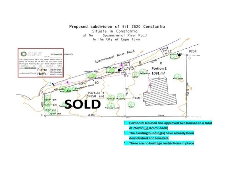 Vacant Land for Sale – 10 Spaanschemat River Road, Belle Constantia - Photo 8