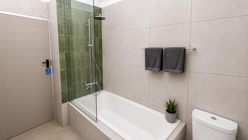 Newly renovated bathroom
