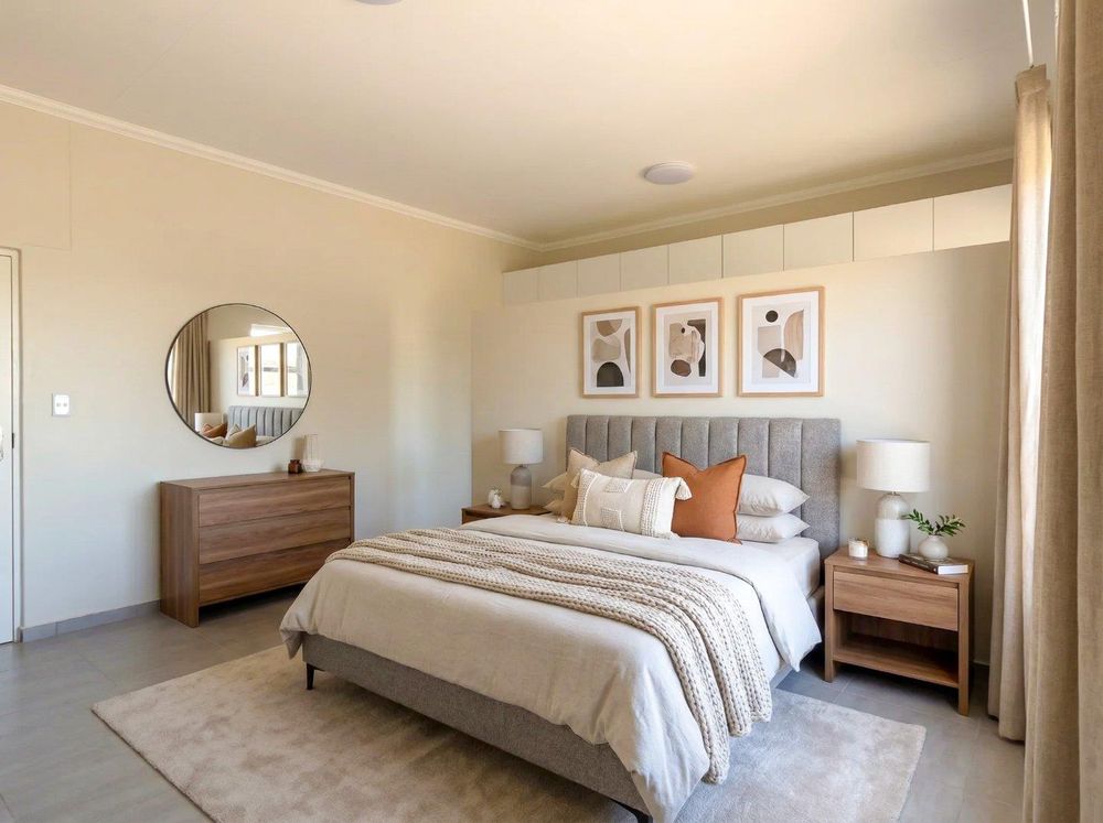 Main bedroom with dressing room and full ensuite.