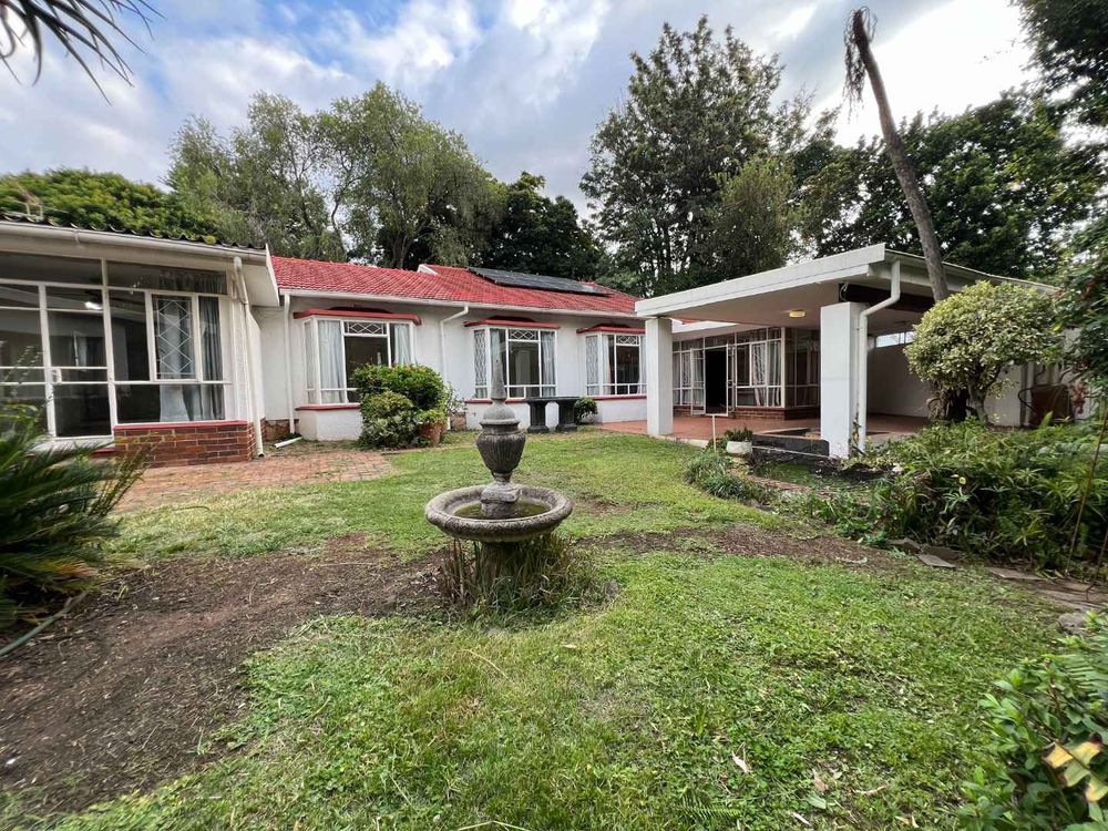 Back garden overview to home