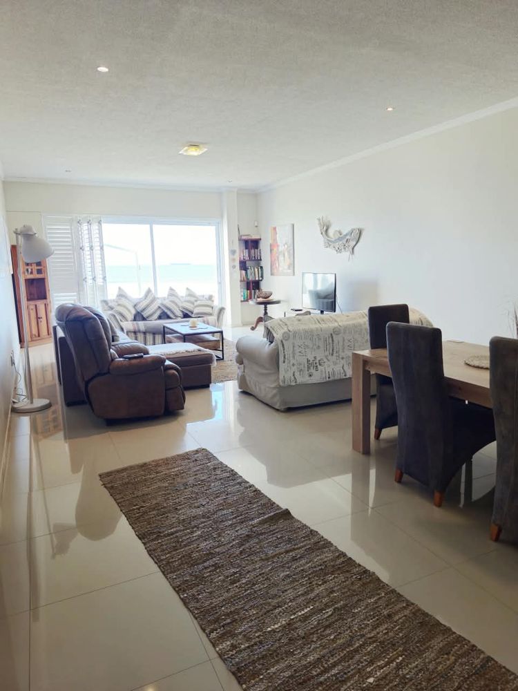 View of the open plan living area with dining area