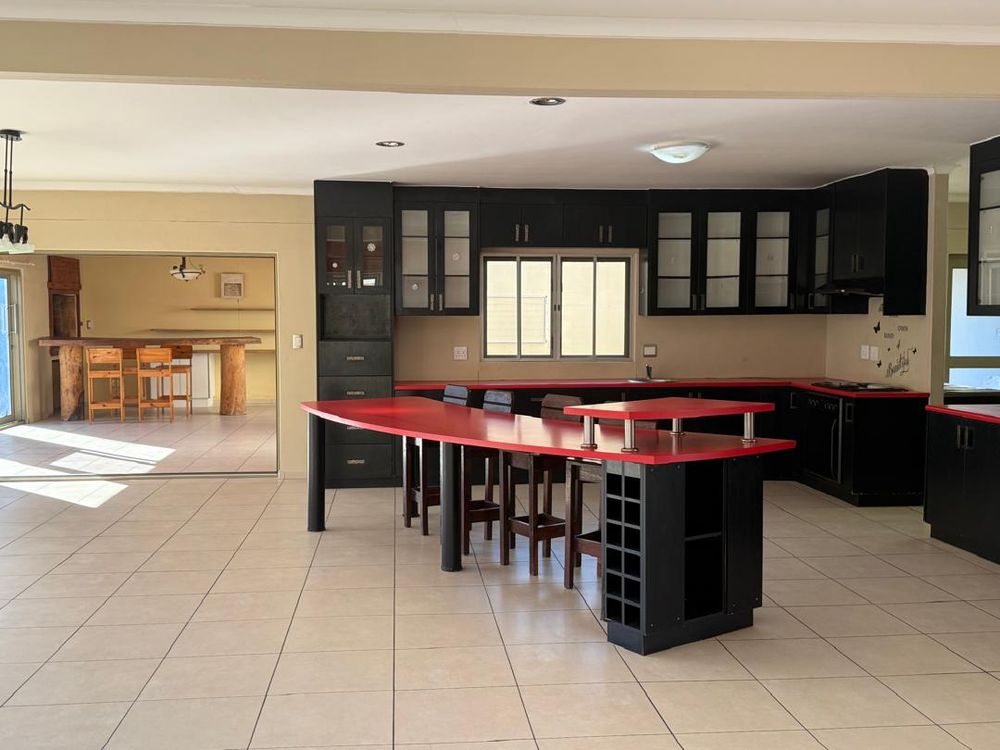Open -plan kitchen with dinning area