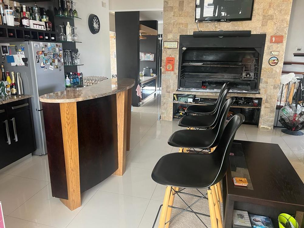 Lady's bar with indoor BBQ on first floor